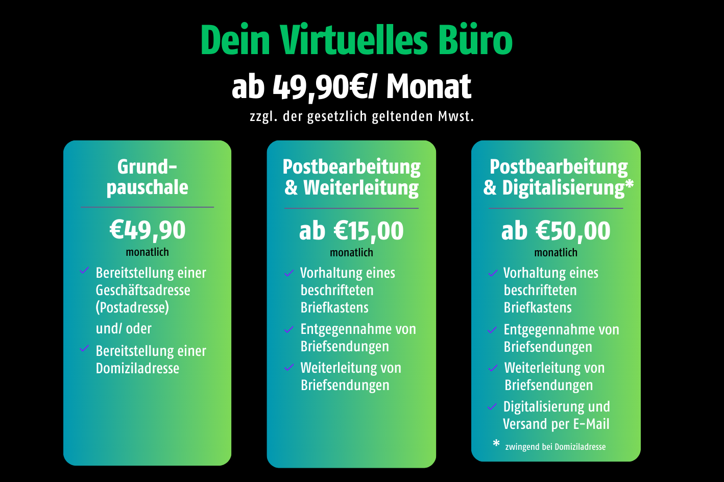 KMZ_Virtual Office_Preisübersicht Preisübersicht Virtuelles Büro in Erfurt mieten